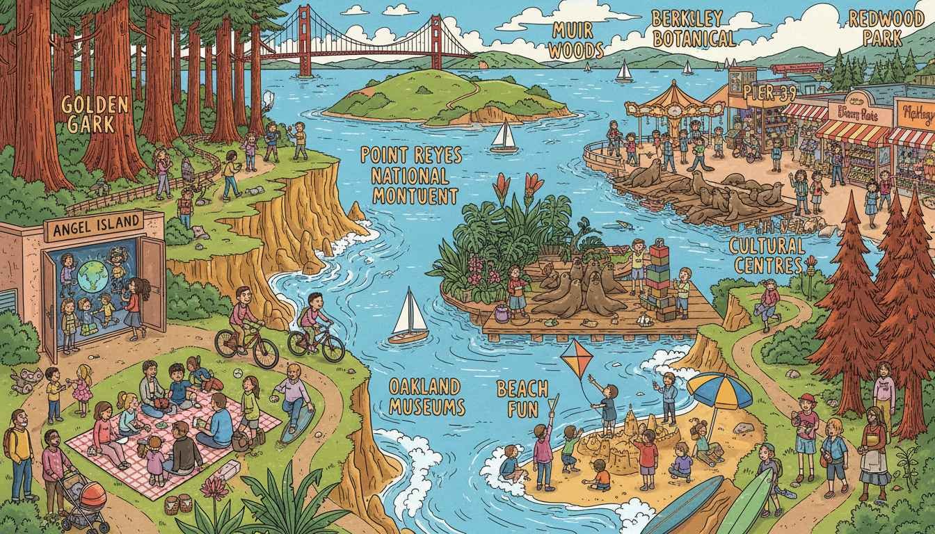 places to visit in bay area for family