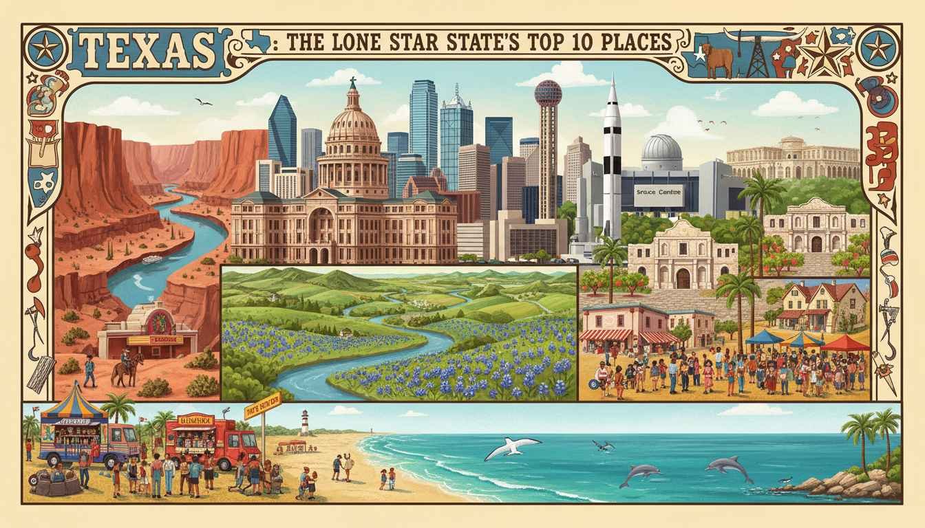 top ten places to visit in texas
