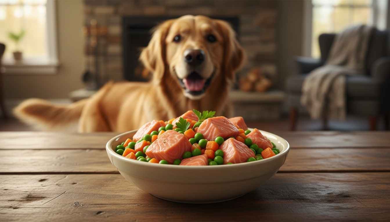 against the grain salmon dog food