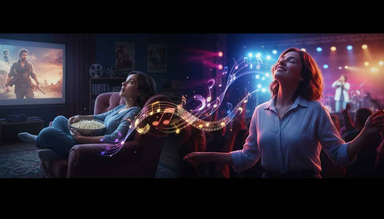 are movies or music more entertaining