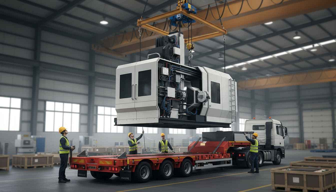 cnc machine transport