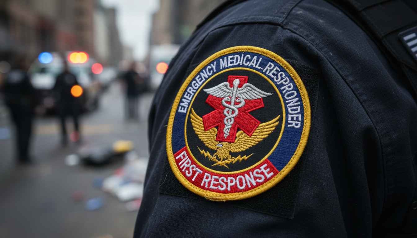 emergency medical responder patch
